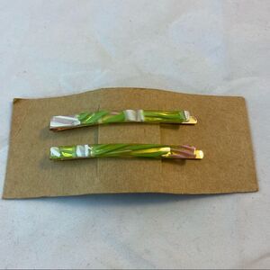 Berry Hair Barrettes Clips Accessories Green White Pink Clear Gold Marble Casual